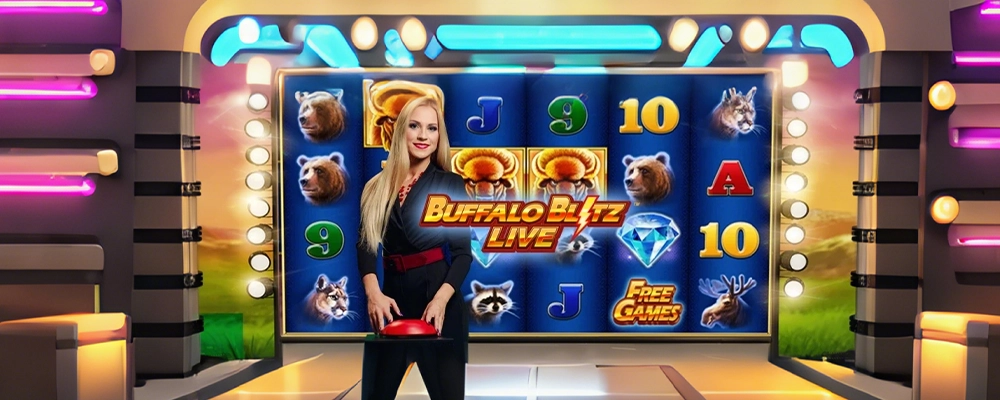 OLEYBET Caça-níqueis Buffalo Blitz ao Vivo